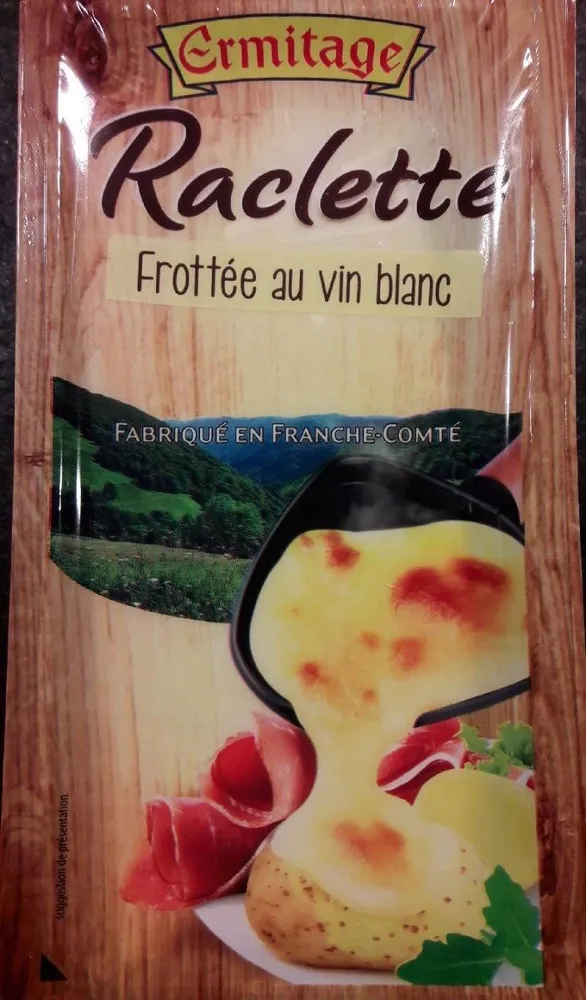 Raclette frottée au vin blanc