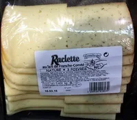 Raclette au lait de Franche-Comté Nature - 3 poivres