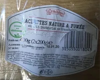 Raclette nature & fumée