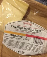Raclettes Nature et Piments