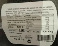 Raclette au lait cru