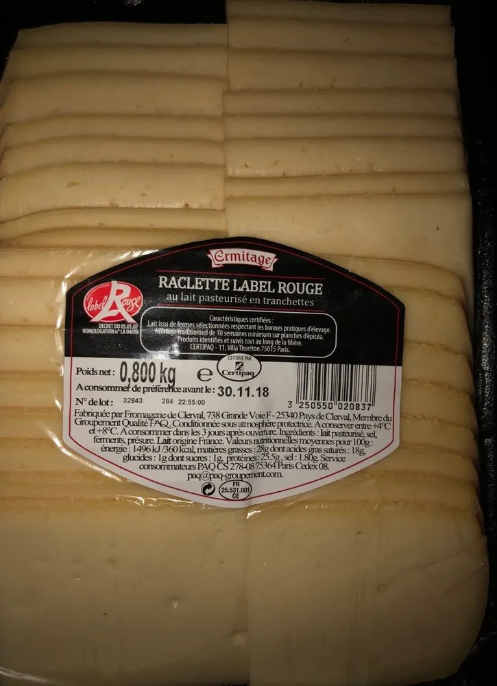 Raclette label rouge