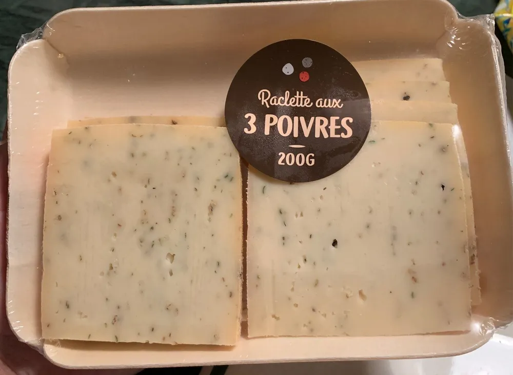 Raclette aux 3 poivres