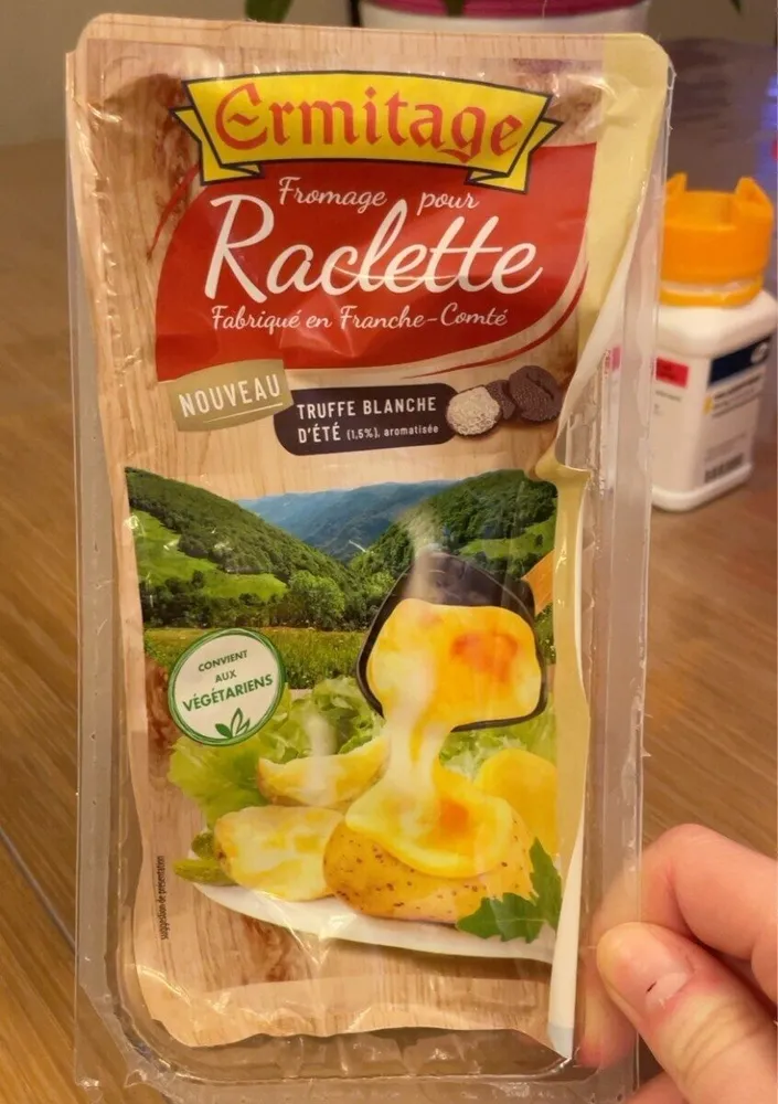 Fromage a raclette a la truffe