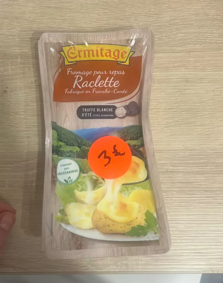 Fromage raclette à la truffe blanche