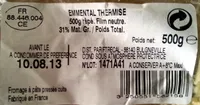 Emmental thermisé (31 % MG)