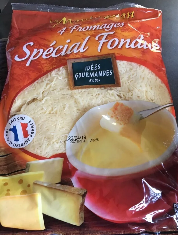 Fromage Râpé Emmental, Beaufort,comté Spécial Fond