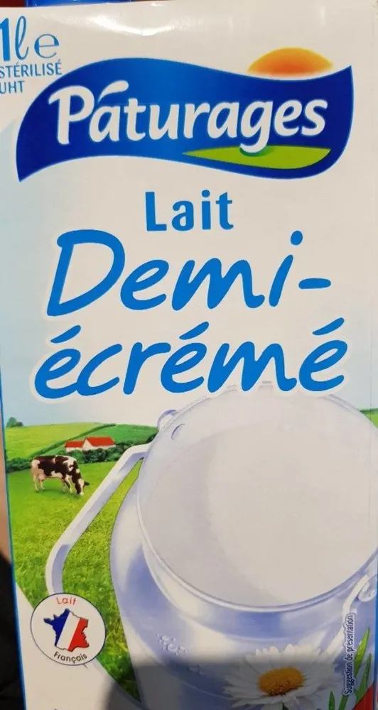 Lait demi-ecrémé