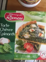 Tarte chevre epinards