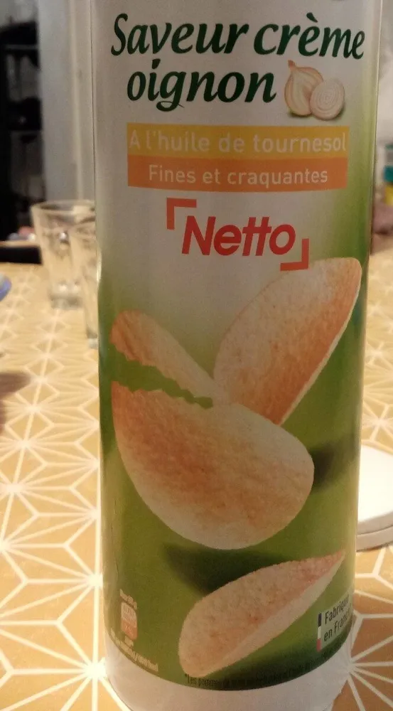 Tuiles saveur crème oignons
