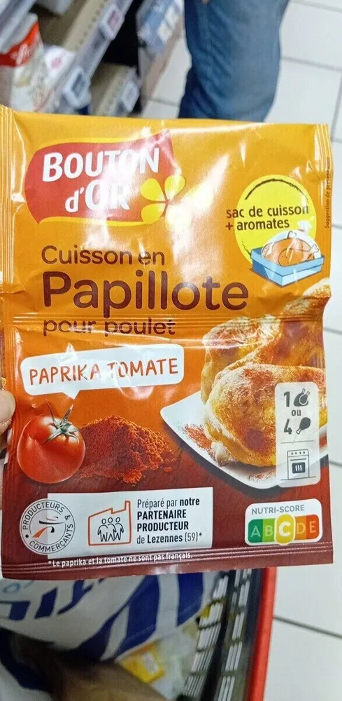 Cuisson en papillote pour poulet