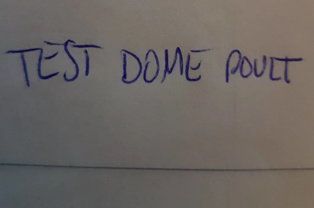Dôme test