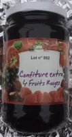 Confiture extra 4 fruits rouges