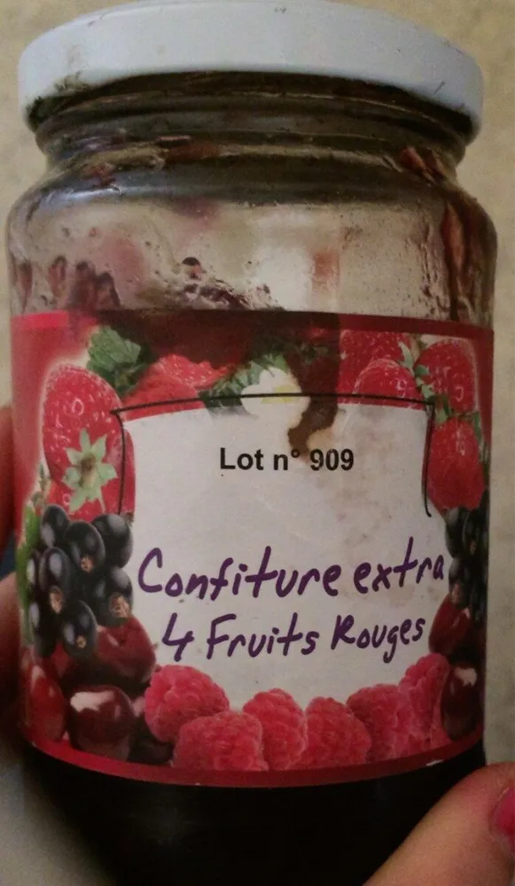 Confiture extra fruits rouges