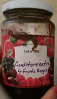 Confiture extra fruits rouges