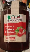 Préparation de fraises de Dordogne