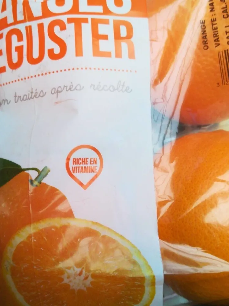 Orange à déguster navel