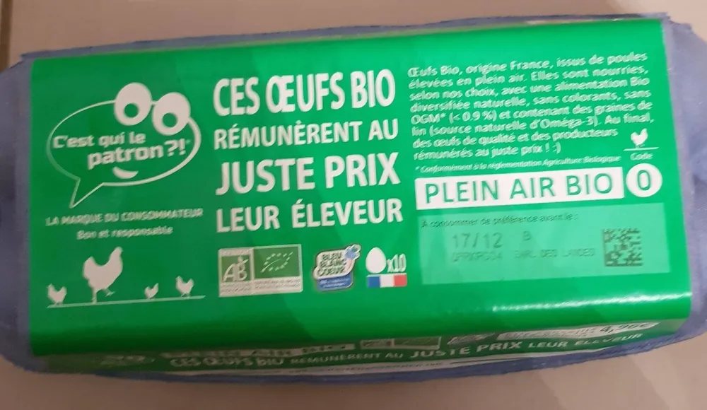 Œufs bio