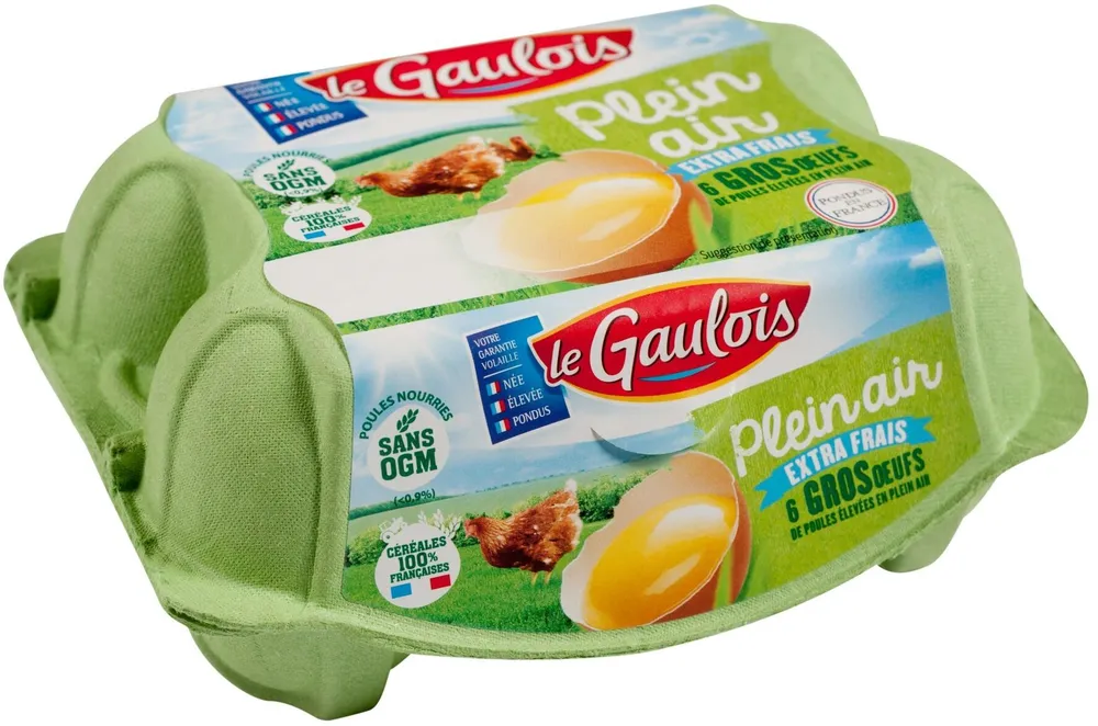 6 œufs Plein Air Extra-frais