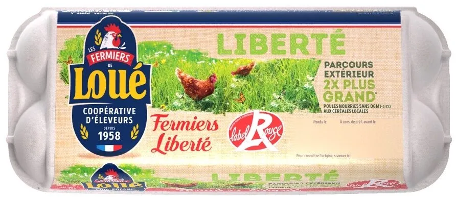 10 oeufs fermiers label rouge de