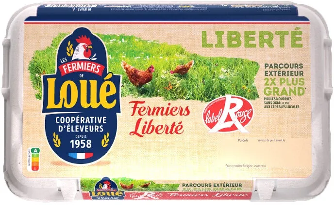 15 oeufs fermiers label rouge de