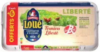 12 oeufs fermiers label rouge de loué + 6 offerts