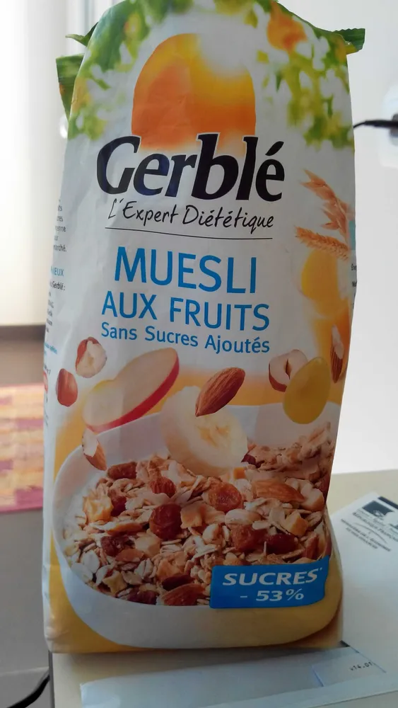 Muesli aux fruits - sans sucres ajoutés