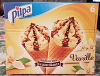 Gaufrette glace vanille