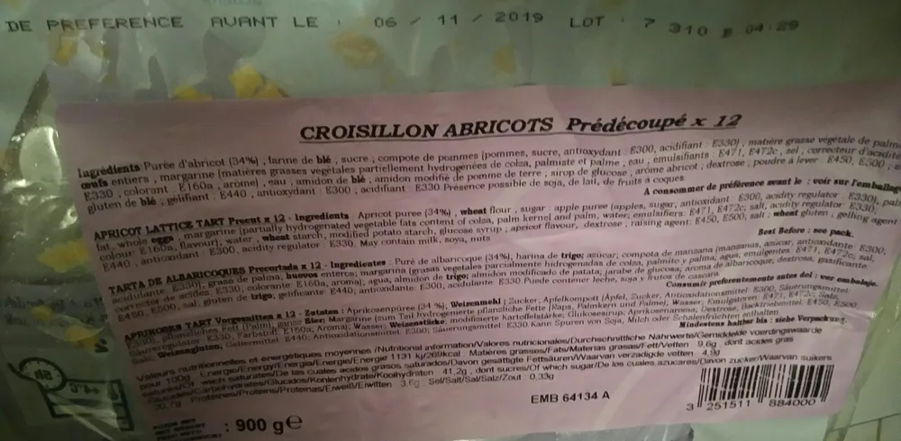 Croisillon abricot