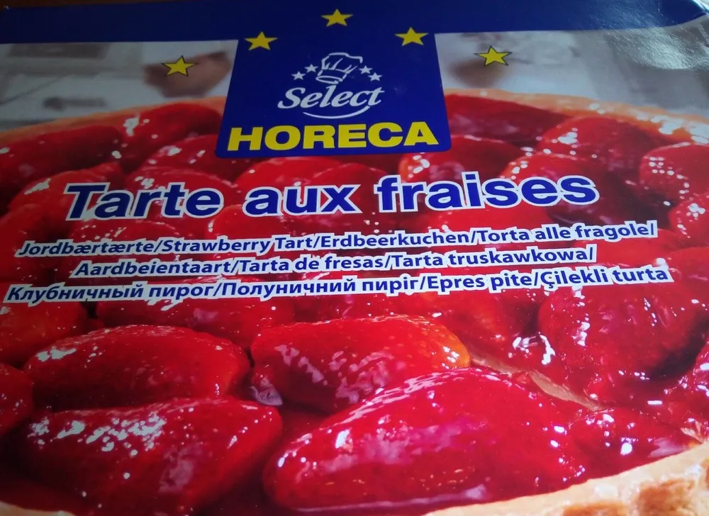 Tarte aux fraises 900gr