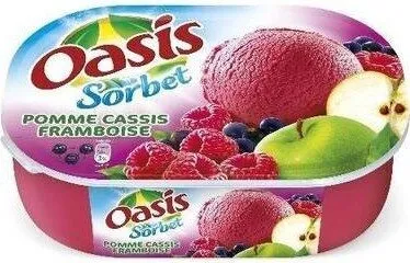 Sorbet Pomme / Cassis / Framboise Oasis 1L