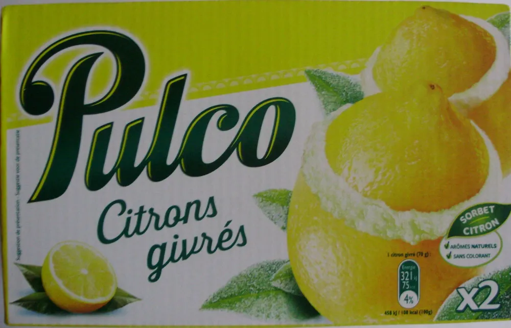 Citrons givrés (x 2)