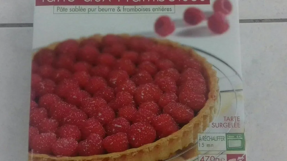 Tarte aux framboises