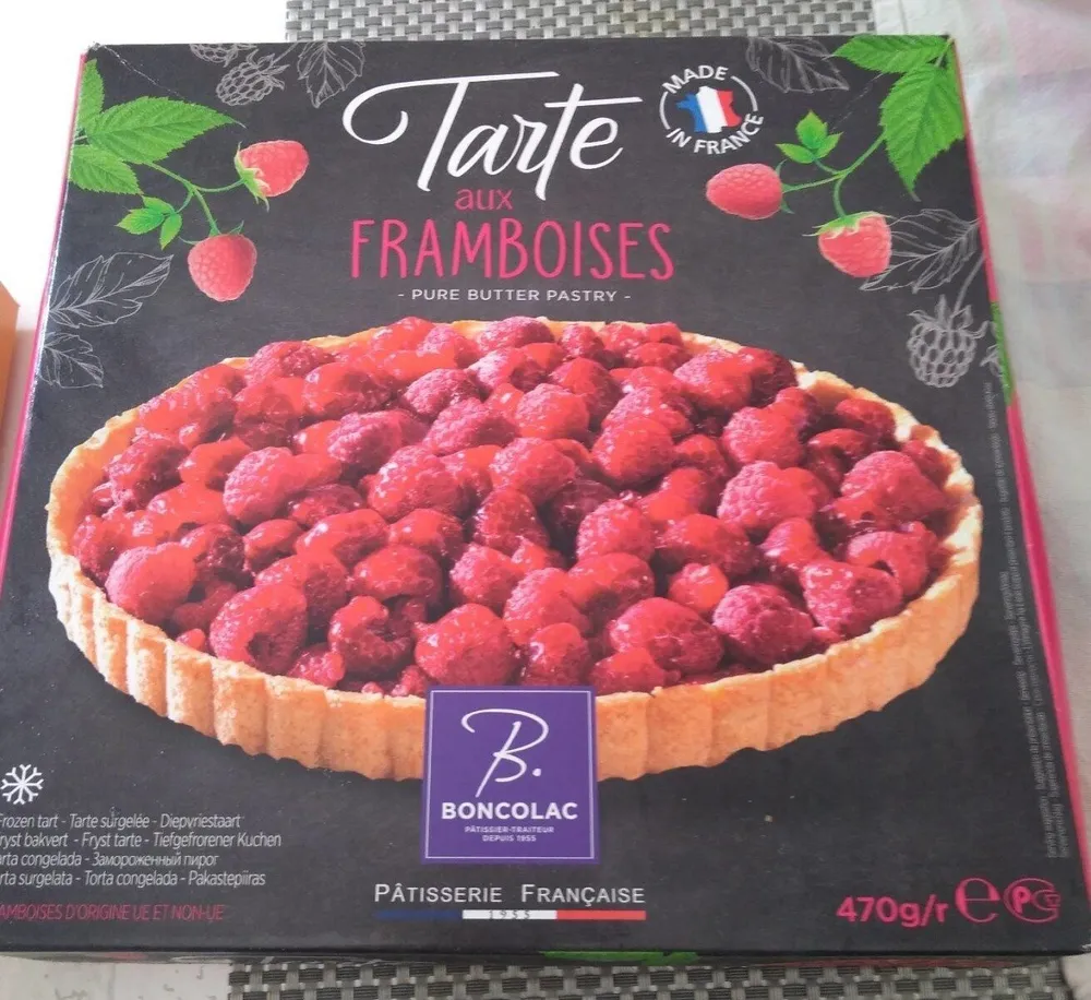 Tarte aux framboises