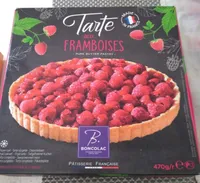 Tarte aux framboises