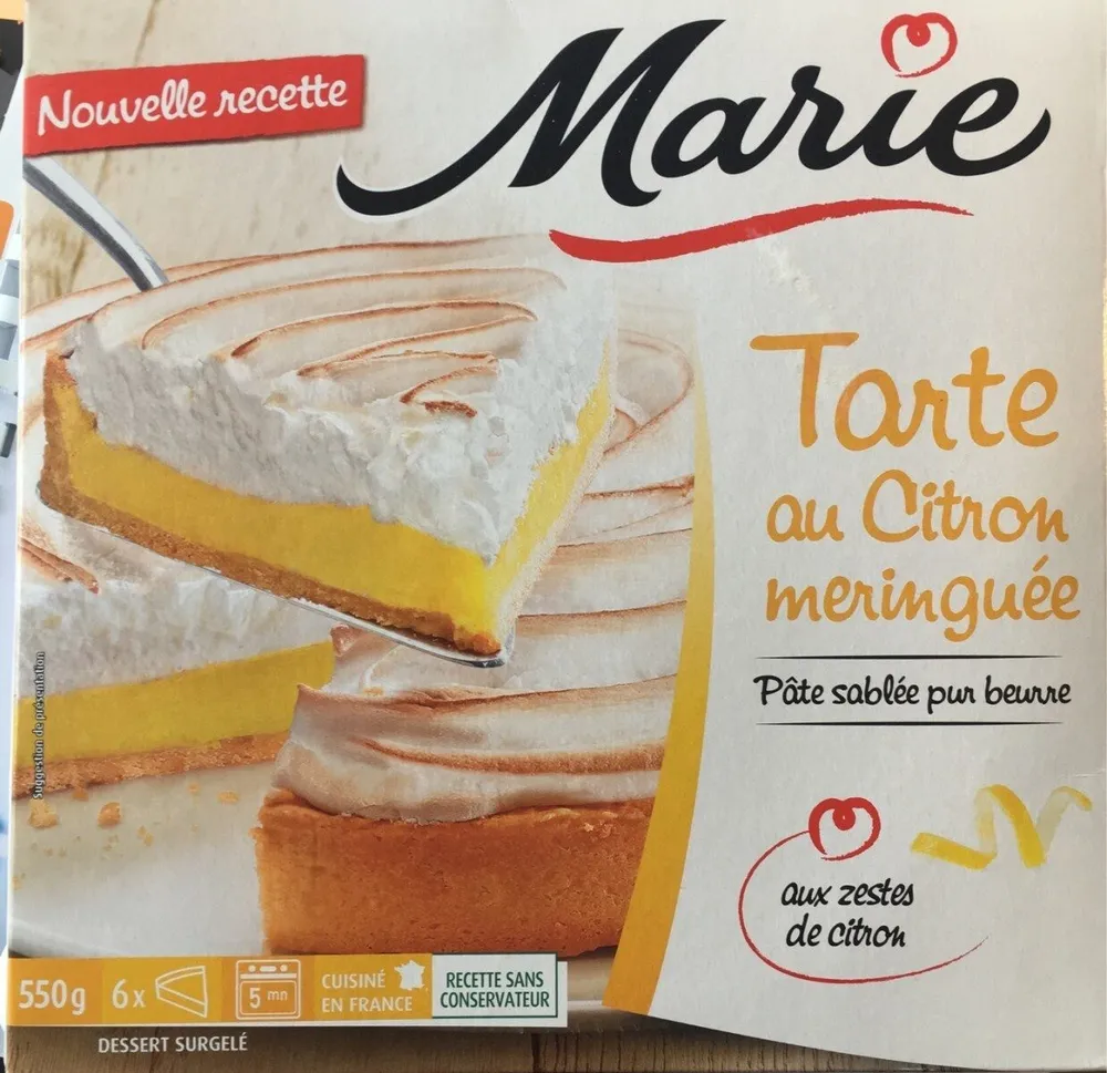 Tarte au citron meringuée
