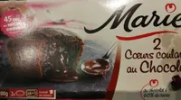 Cœurs coulants au chocolat