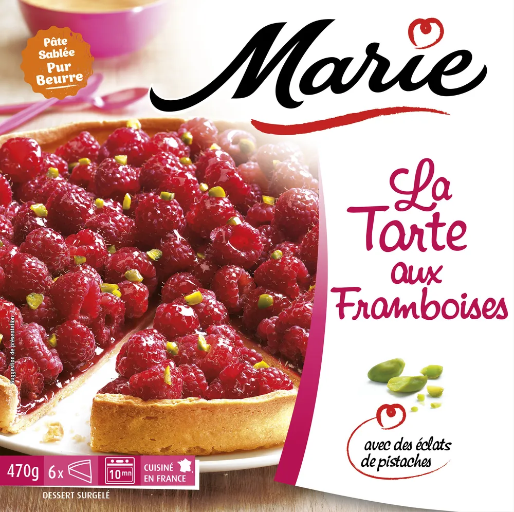 Tarte aux framboises