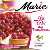 Tarte aux framboises