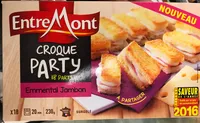 Croque Party Emmental Jambon