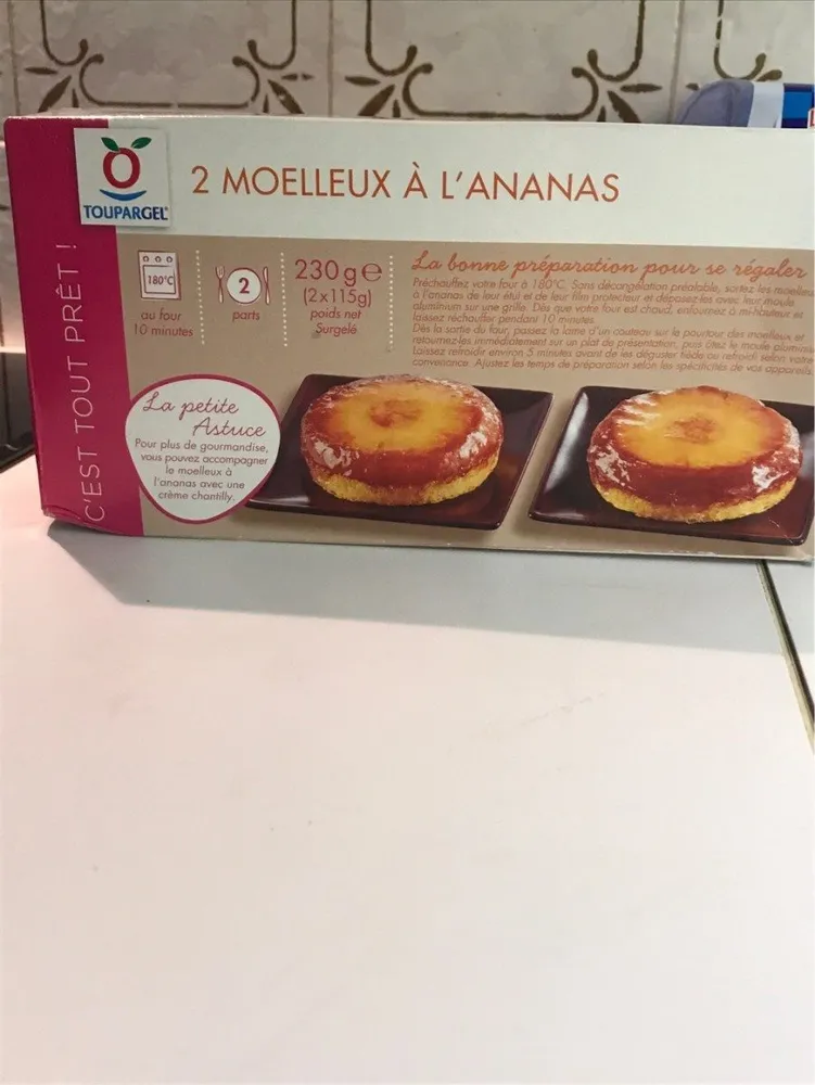 Moelleux à l'ananas