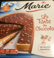 Tarte chocolat amandes caramelisees
