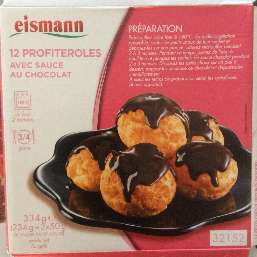 Profiteroles avec sauce au chocolat