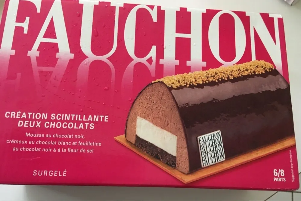 Création scintillante deux chocolat