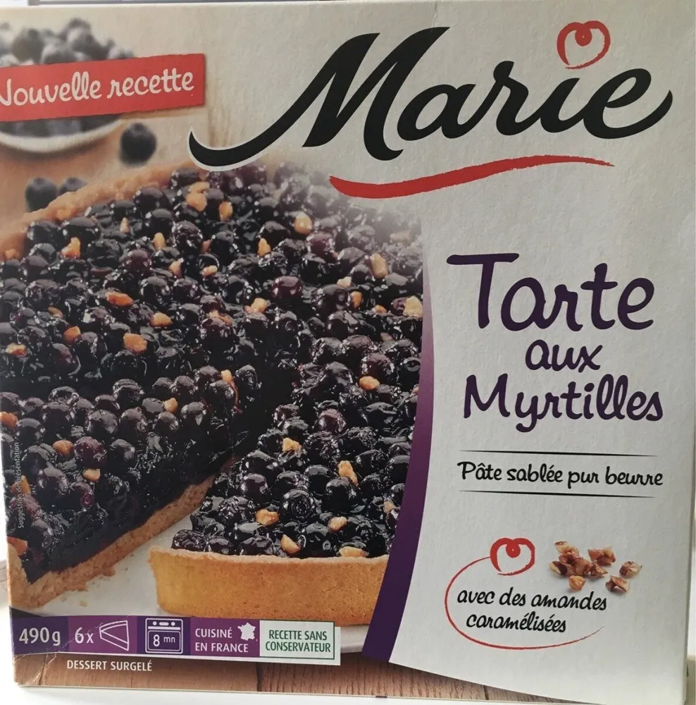 Tarte aux myrtilles
