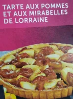 Tarte aux pommes et aux mirabelles de lorraine