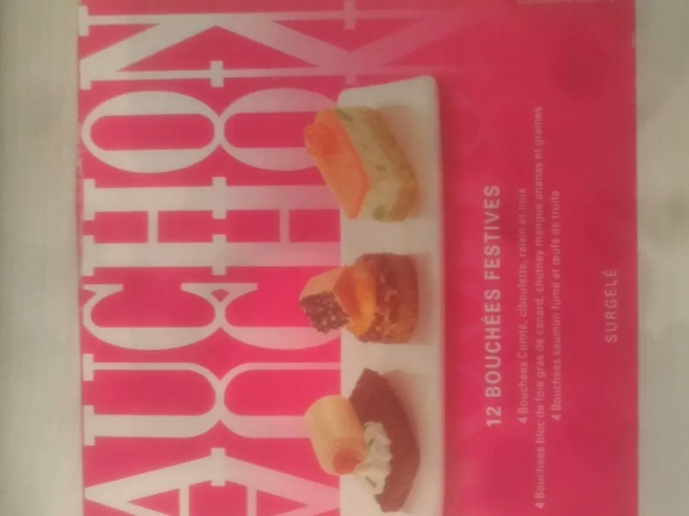 12 bouchés festives