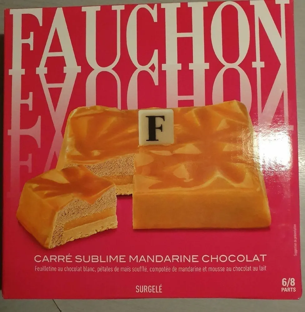 Carré sublime  mandarine chocolat