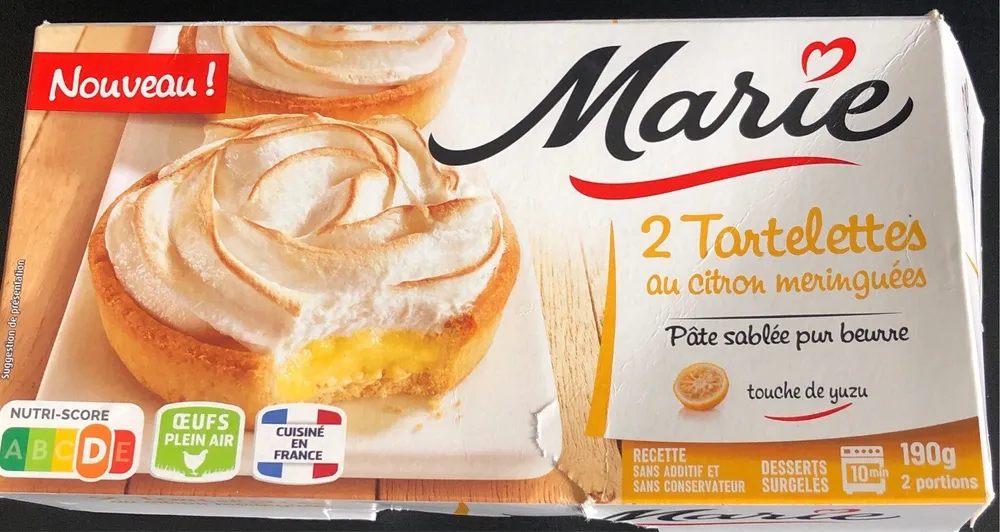 Tartelettes au citron meringuées