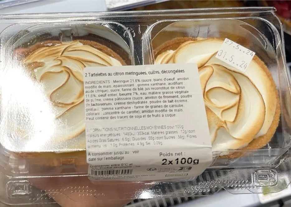 Tartelettes Citron Meringuées